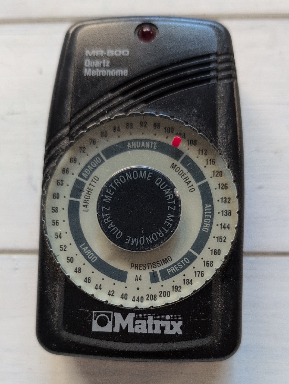 Matrix MR-500 Quartz Metronome in Black